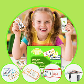 MOYEE ABC vocabulary cards show letters and simple words for early literacy