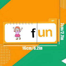 MOYEE Word Family Flip Book layout organizes word patterns for quick learning