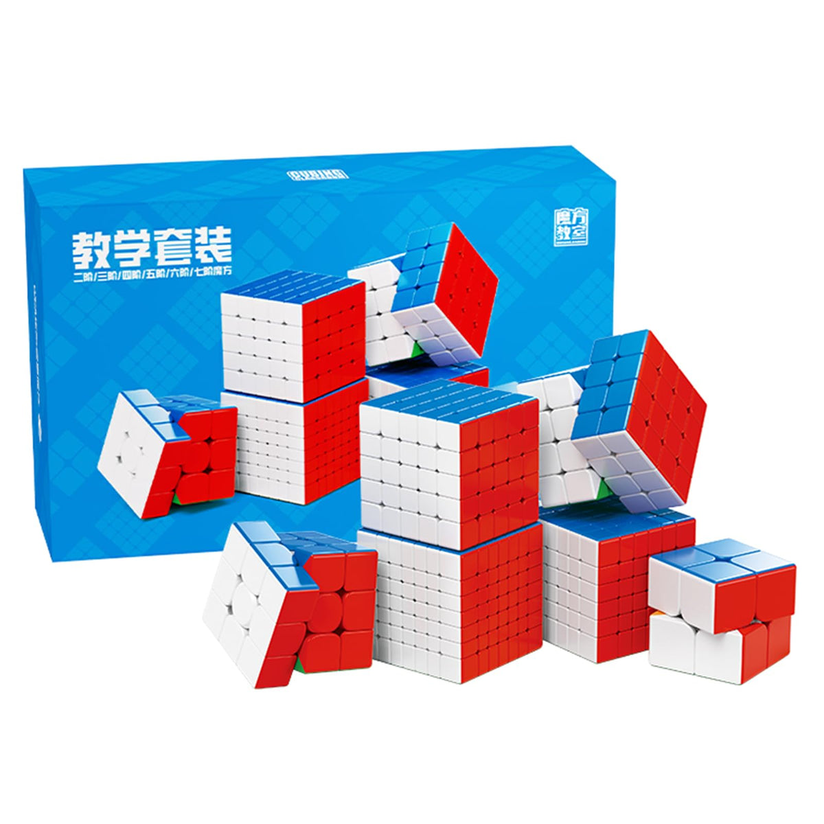 Moyu Meilong 2x2 cube in hand, sharpening quick problem-solving skills.