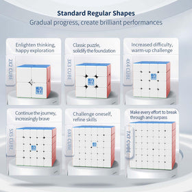 Moyu Meilong 3x3 cube in action, boosting concentration and spatial awareness.