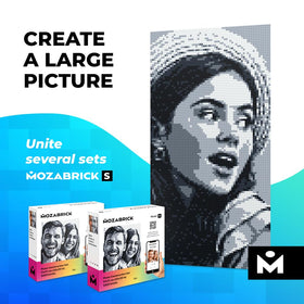 Mozabrick Model S customizable mosaic turns photos into unique keepsakes.
