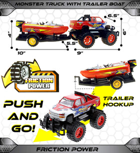 Mozlly friction-powered hauler demonstrates easy push-and-go action.