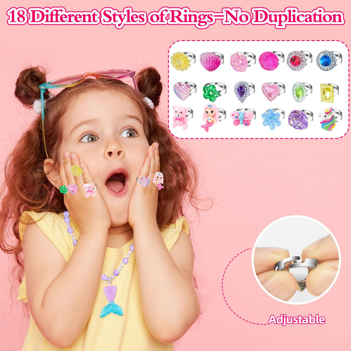 MOZXEBOK unicorn themed dress-up set inspires imaginative play.