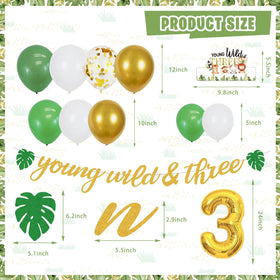 Mpanwen 85-piece latex balloon set adds vibrant variety and volume.