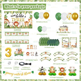 Mpanwen cupcake toppers add festive safari accents to treats.