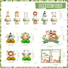 Mpanwen cupcake wrappers complement desserts with colorful jungle flair.