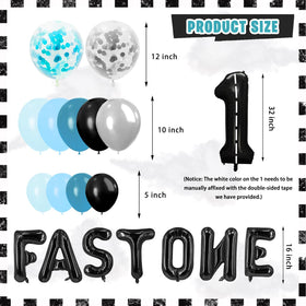 Mpanwen Fast One foil balloons provide festive shine for moments.