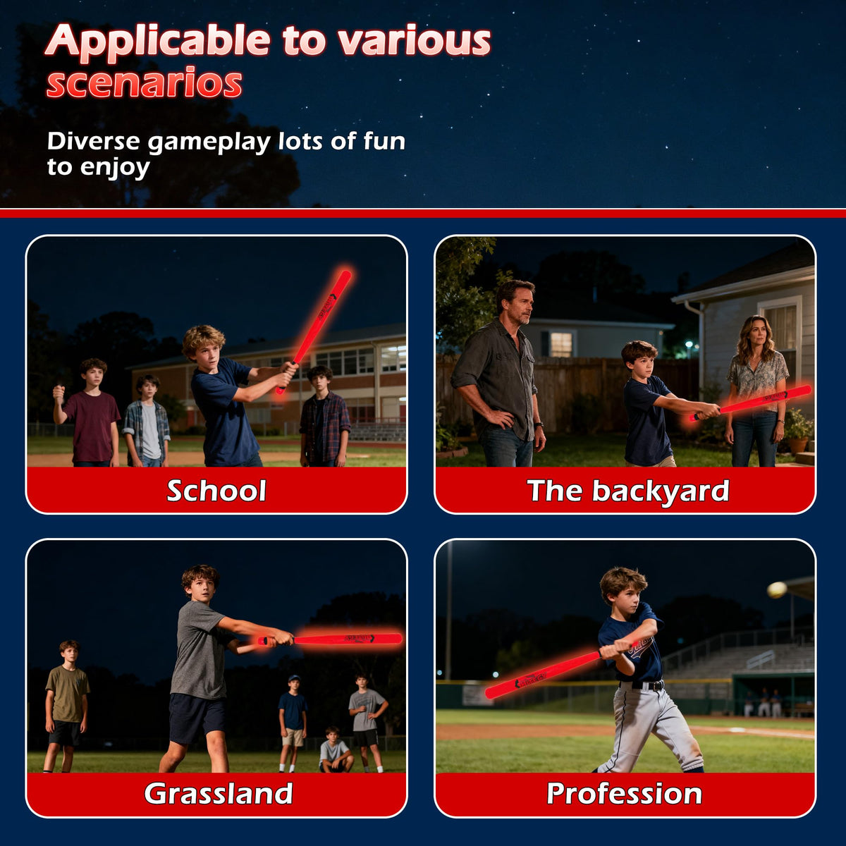MPMVP waterproof LED baseball endures rain and mud for outdoor play