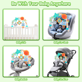 MPQMPQ arch adjustable clip fits strollers and cribs securely