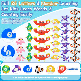 MPQMPQ numbers and cups reinforce counting and matching skills.