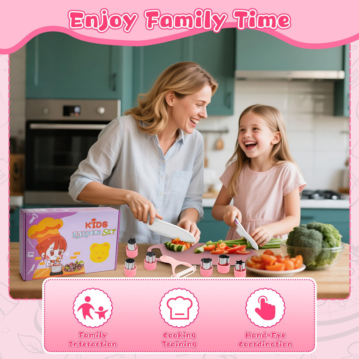 MPQMPQ graphic molds for creative shapes during pretend cooking