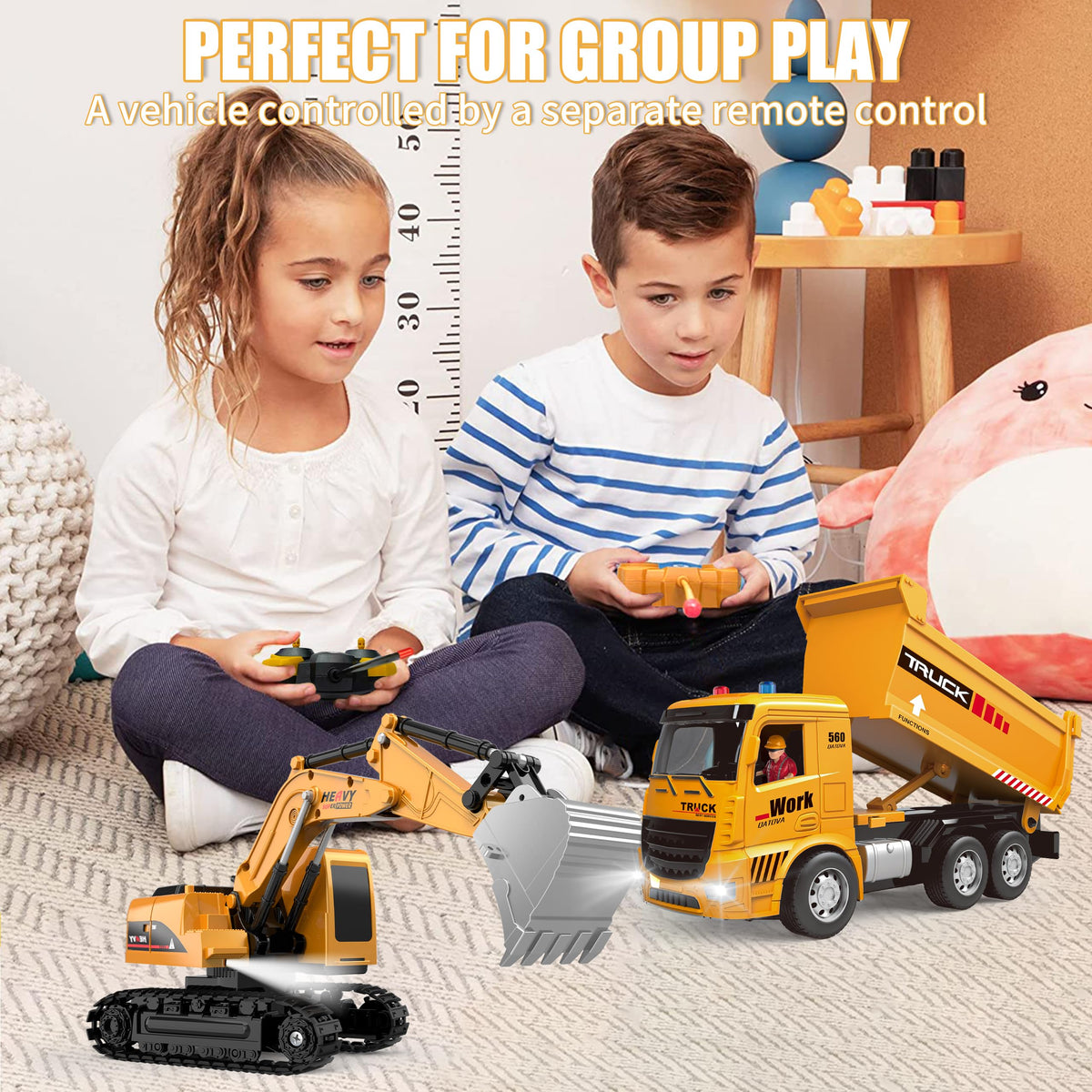 MQDMINI lights and sounds add immersive excitement during pretend work