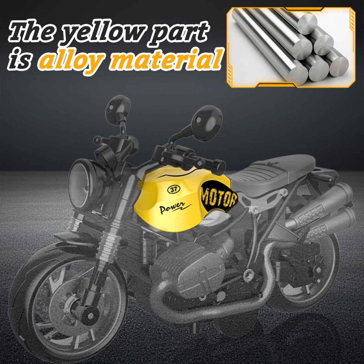 MQDMINI durable alloy and ABS body for sturdy everyday play