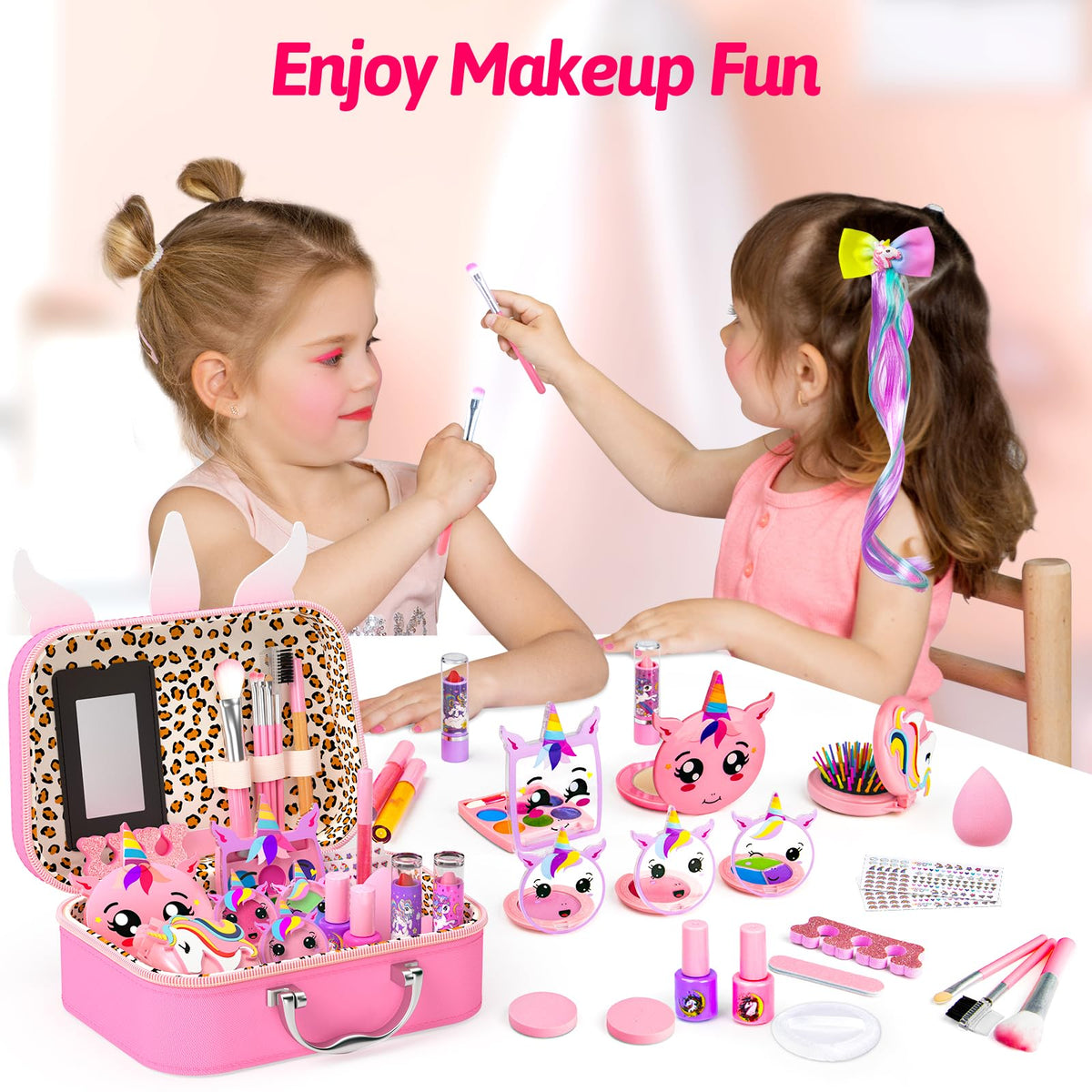 Mqsiuve nine-color eyeshadow palette sparks imaginative looks during play.