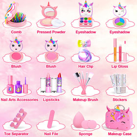 Mqsiuve eyeshadow set with nine colors invites creative makeup play and color recognition.