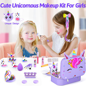Mqsiuve lipsticks and glosses for safe, imaginative pretend makeup.