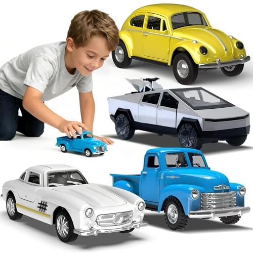 Mquduo Little Blue Truck 1:32 pull-back toy for engaging pretend play.