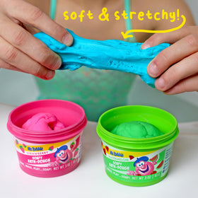 Mr. Bubble Soapy Bath Dough multi-color set inspires imaginative bath routines.