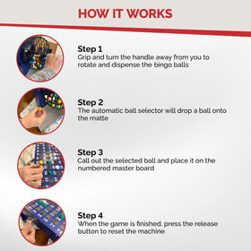 MR CHIPS automatic ball return enables quick resets between rounds.
