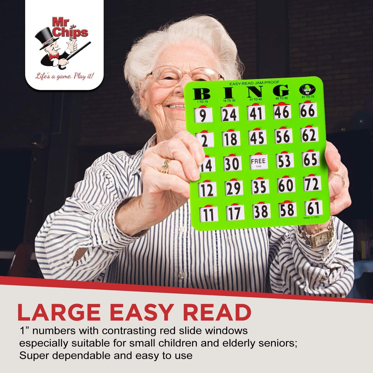MR CHIPS disposable paper cards simplify quick turnarounds for events.