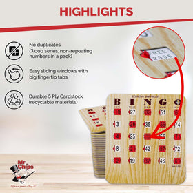 MR CHIPS portable bingo set for easy travel to gatherings.