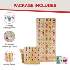 MR CHIPS durable bingo cards with sturdy windows for travel use.