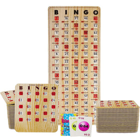 MR CHIPS jam-proof bingo cards with sliding windows enable smooth, jam-free play.