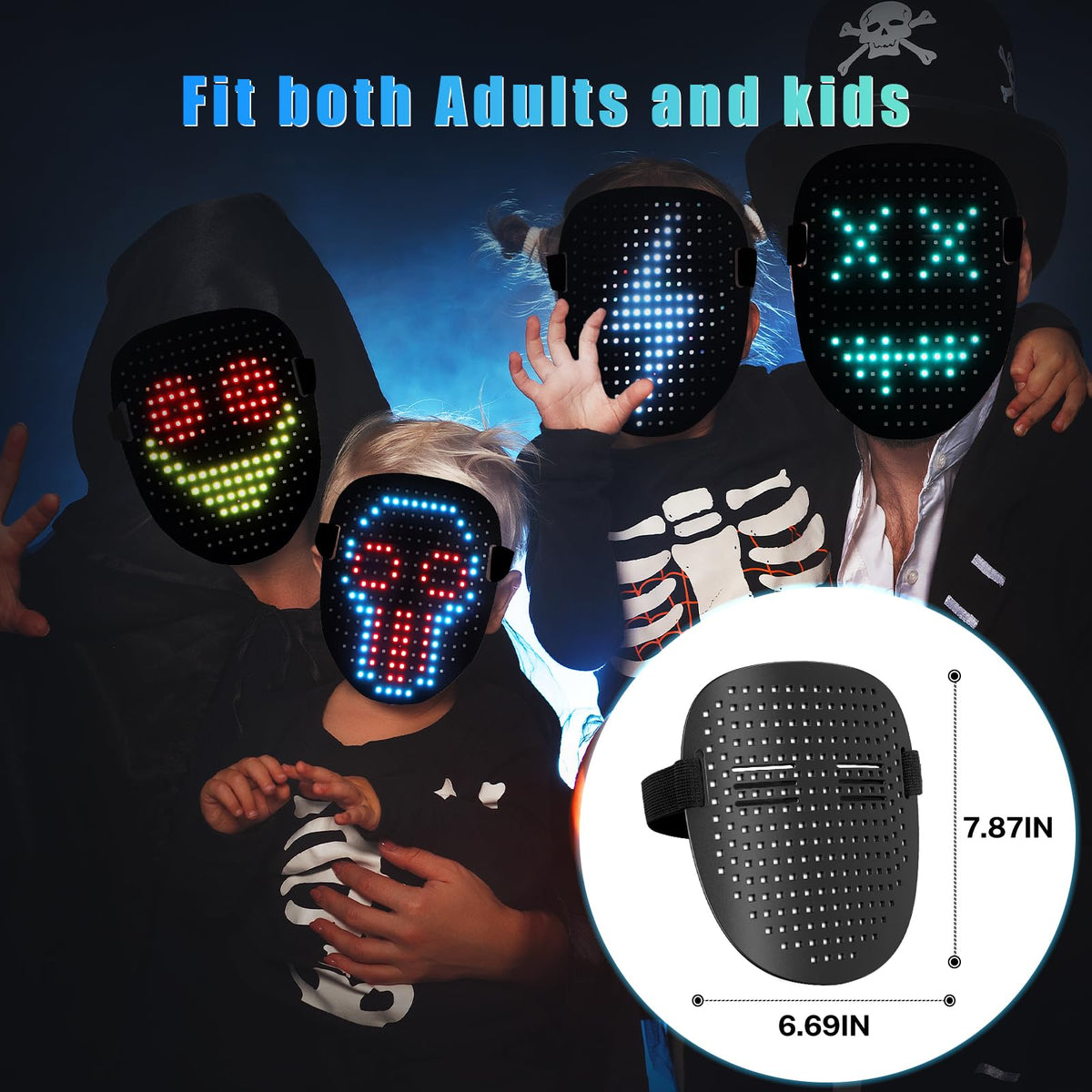 Mr.Pang LED mask uses odorless non toxic materials for safe wear.