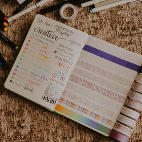 Mr. Pen brush pens ideal for bold lettering and art accents