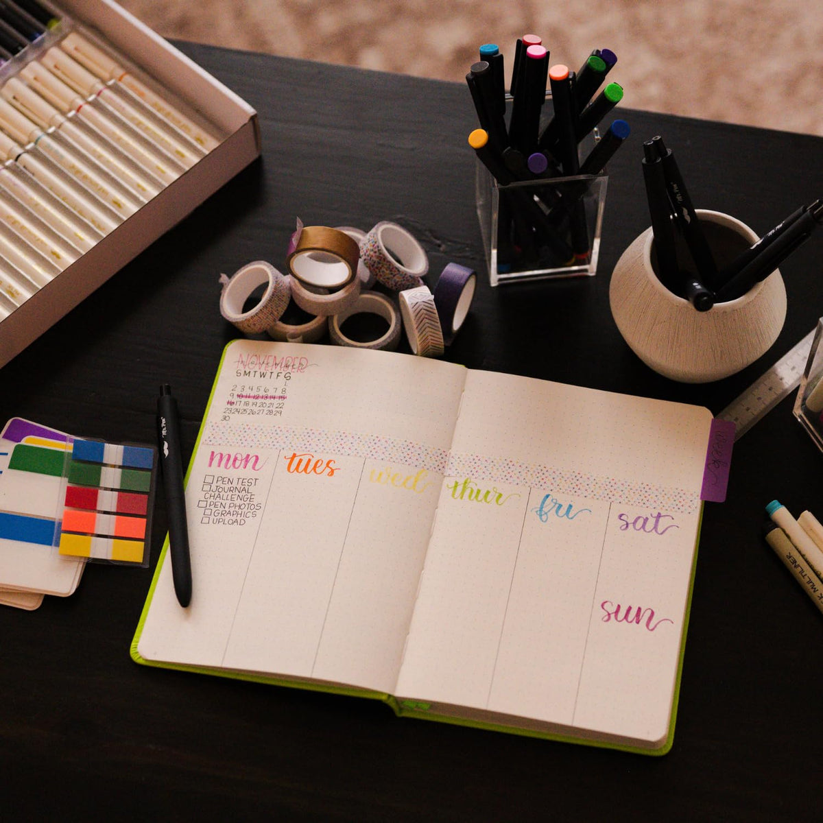 Mr. Pen sticky tabs help mark sections for quick reference