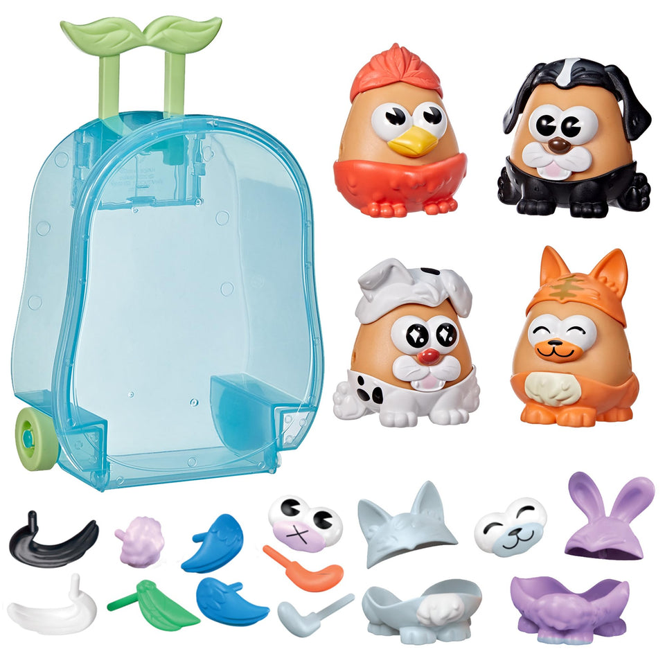 Mr. Potato Head Pet-Tato Tots assembly for creative pet mashups