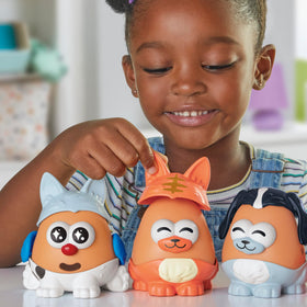 Mr. Potato Head Pet-Tato Tots rolling carry case for portable play