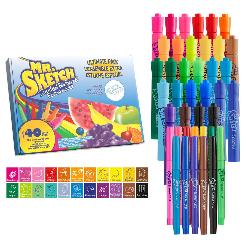 Mr. Sketch scented markers in a colorful set spark kid-friendly creative play