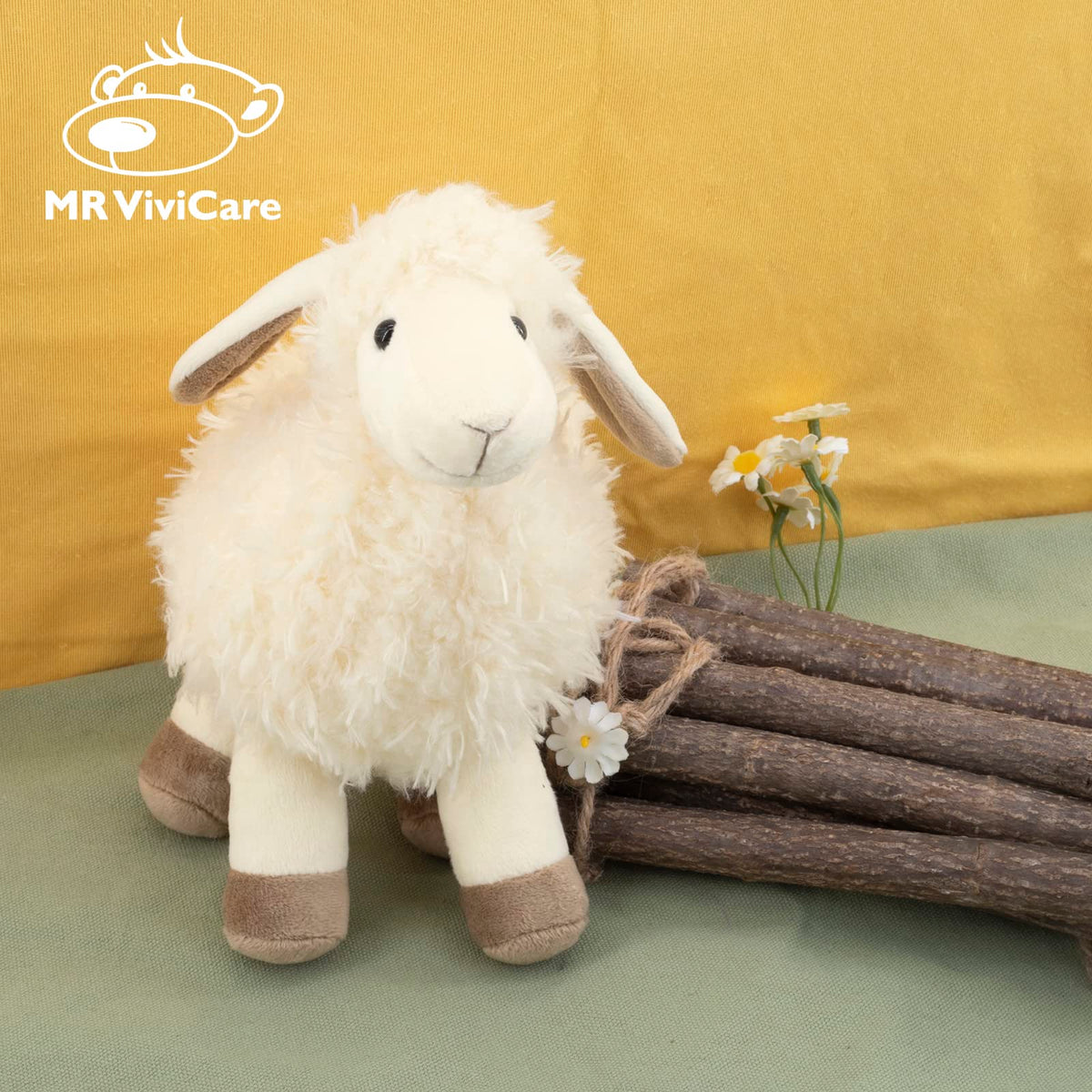 MR ViviCare gift-ready lamb plush ideal for birthdays.