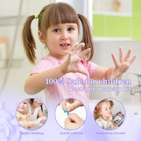 Mrabbitoo cosmetic case with mirror for quick routine planning