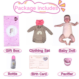 MRB Lifelike 18-inch doll in gift-ready presentation box