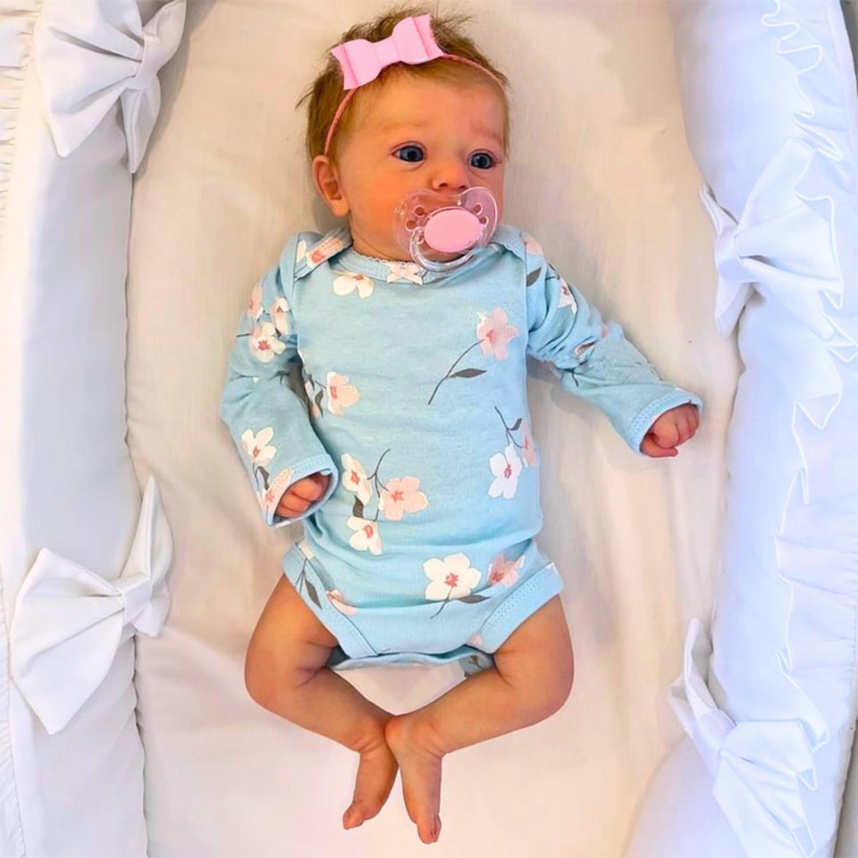 MRB Reborn 18-inch doll overview with lifelike weight and soft cloth body for nurturing play
