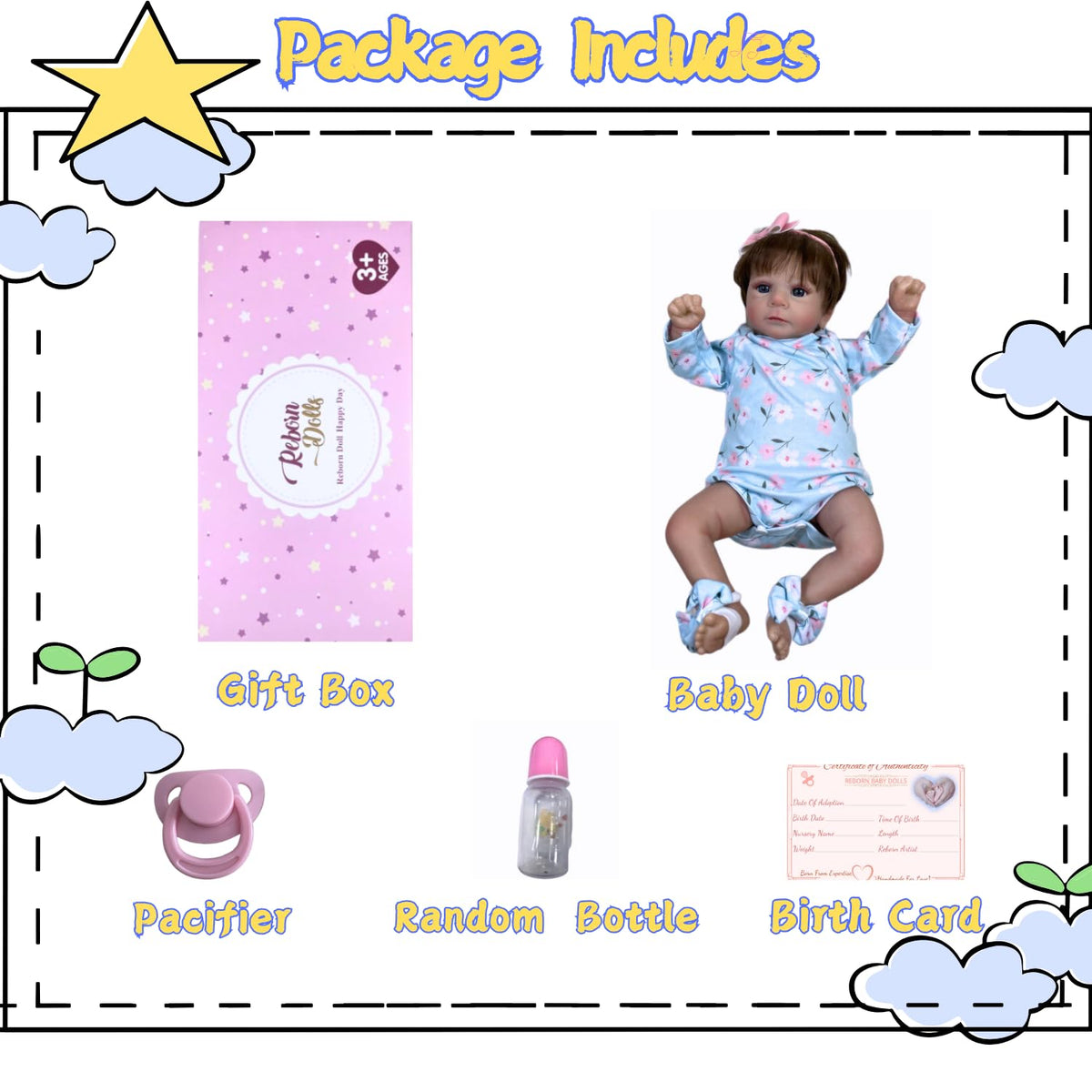 MRB Reborn magnetic pacifier offers secure, gentle soothing for dolls