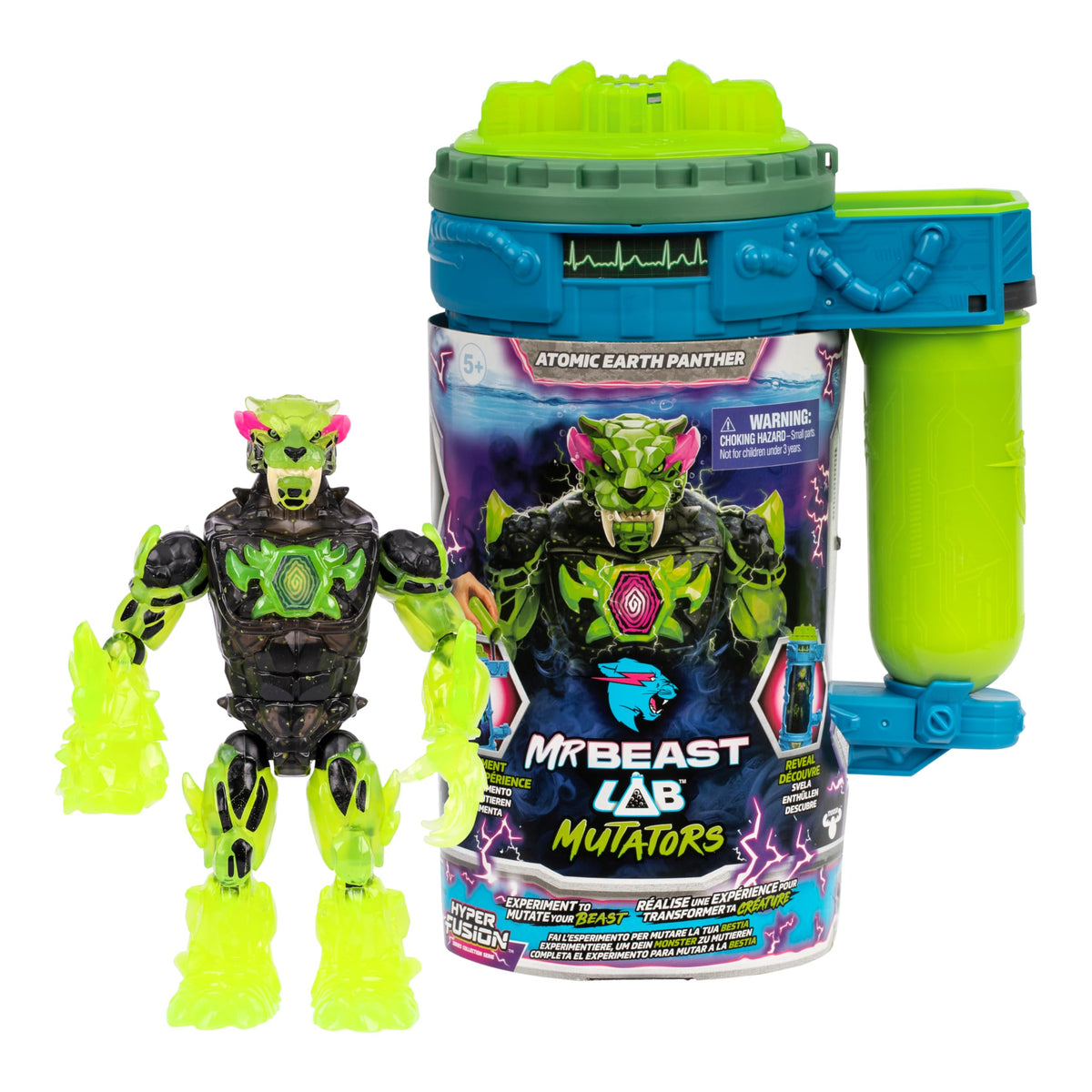 MRBEAST LAB Atomic Earth Panther mutation reveal pose for dynamic play