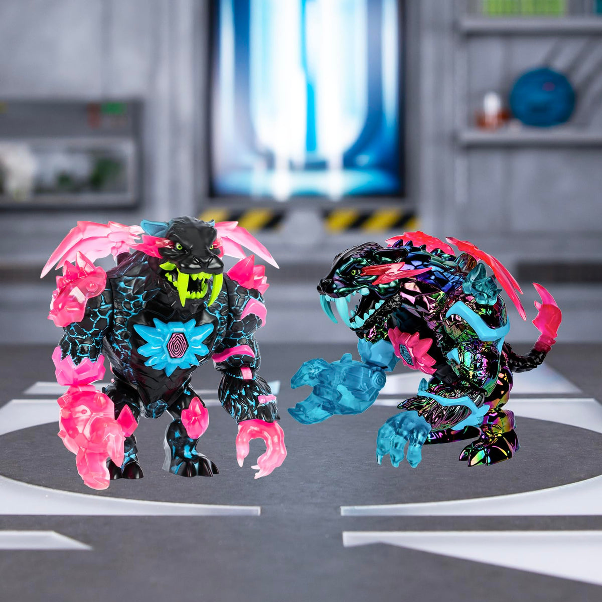 MRBEAST LAB briefcase sleeve reveals the Panther collector figure.