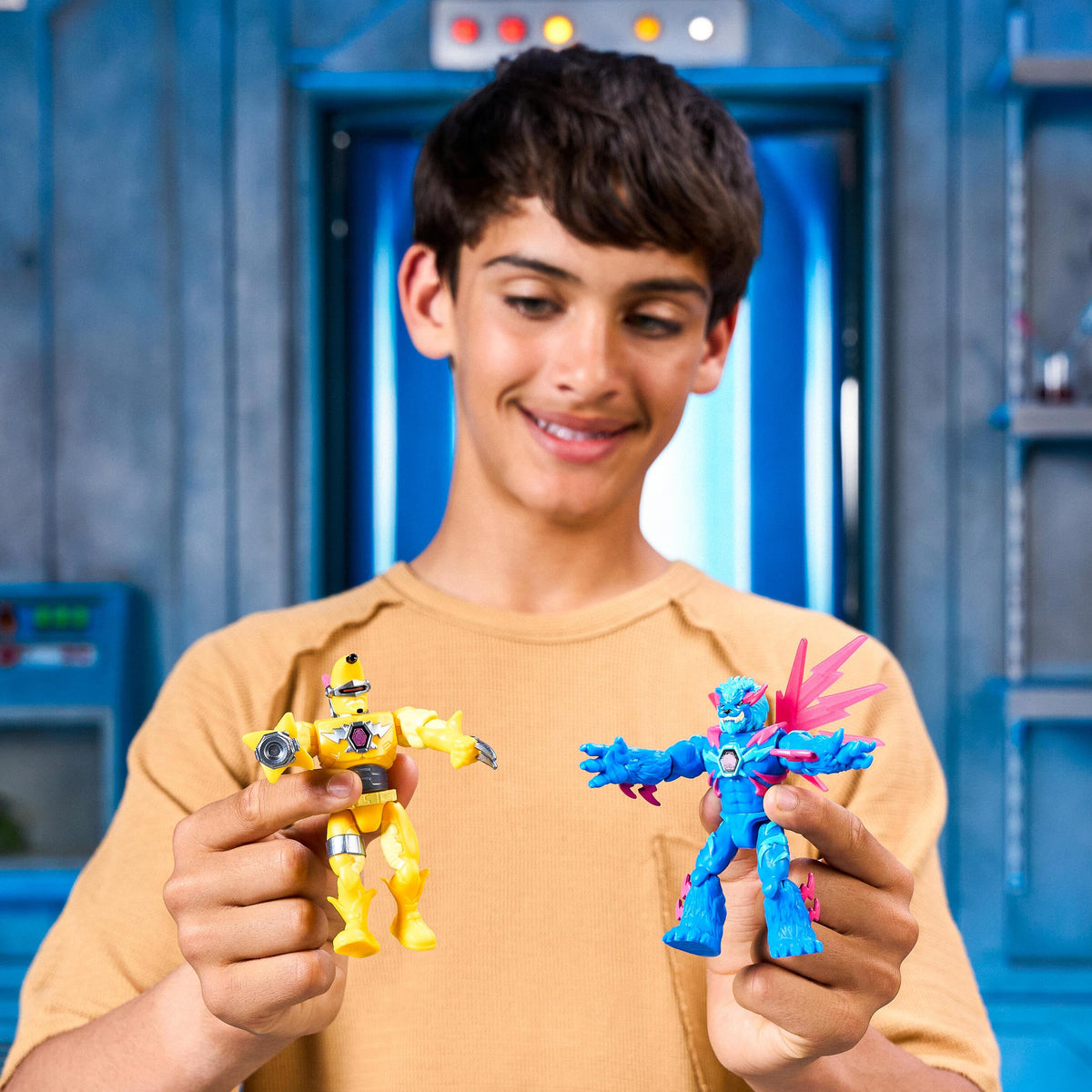 MRBEAST LAB Hybrids foil-strip reveal unlocks endless mix-and-match parts.