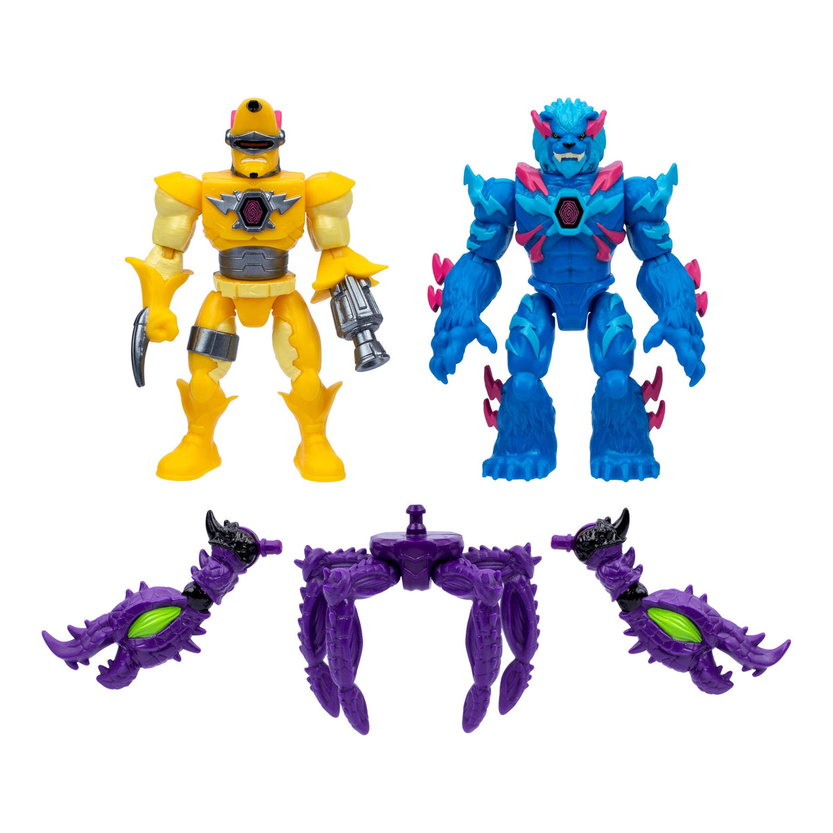 MRBEAST LAB Hybrids Golden Panther Dragon parts complete an Ultra Rare collector's set.