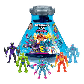 MRBEAST LAB Hybrids Mega Pack strip reveals endless mix-and-match parts for creative play at home.