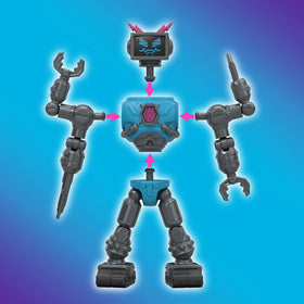 MRBEAST LAB Hybrids Parts Strip reveals collectible pieces for mix-and-match action figures