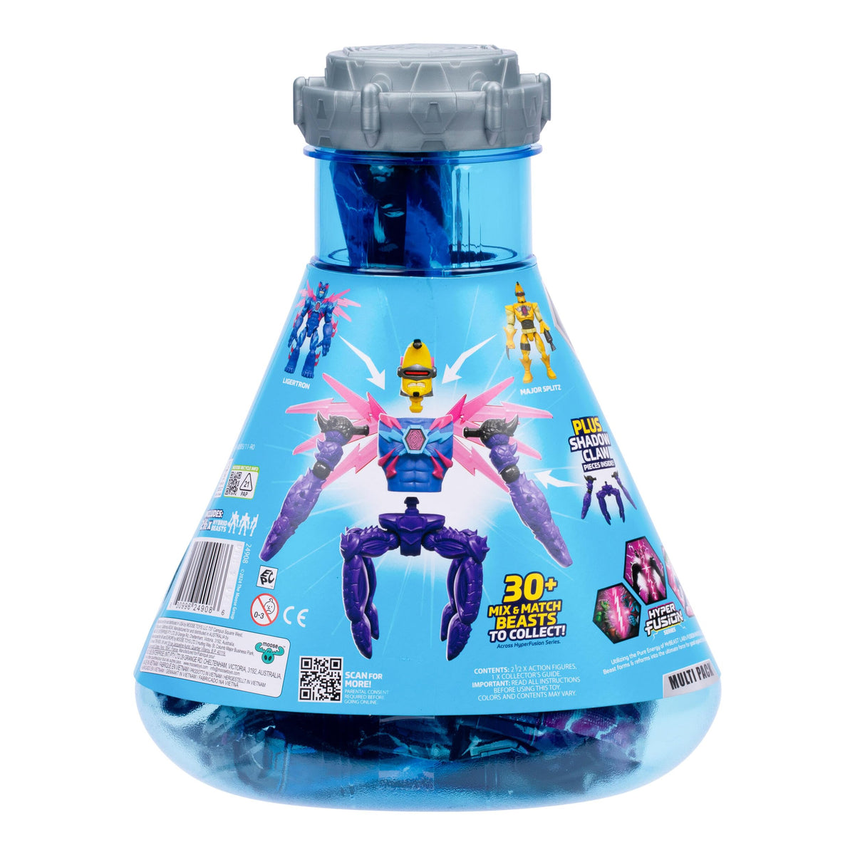 MRBEAST LAB Hybrids include 10 articulation points for dynamic action poses.