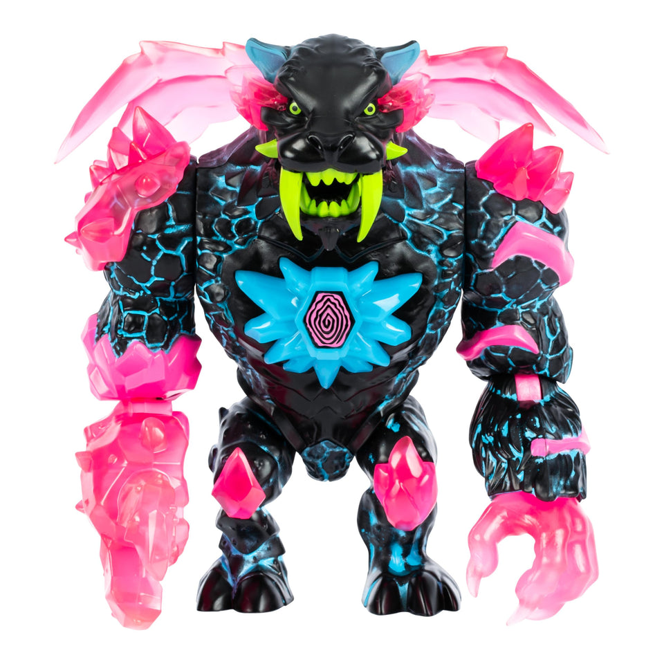 MRBEAST LAB Neon Panther figure for vibrant shelf display and collection.