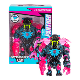 MRBEAST LAB Panther with 13 points of articulation for posing.