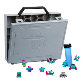 MRBEAST Lab Swarms collector case cover displaying 10 micro beasts for display and collection.