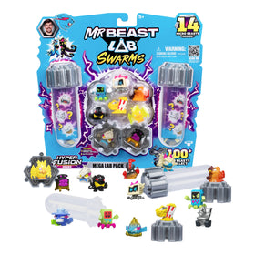 MRBEAST LAB Swarms Series 3 Hyper Fusion pack showing vibrant micro beasts for display.