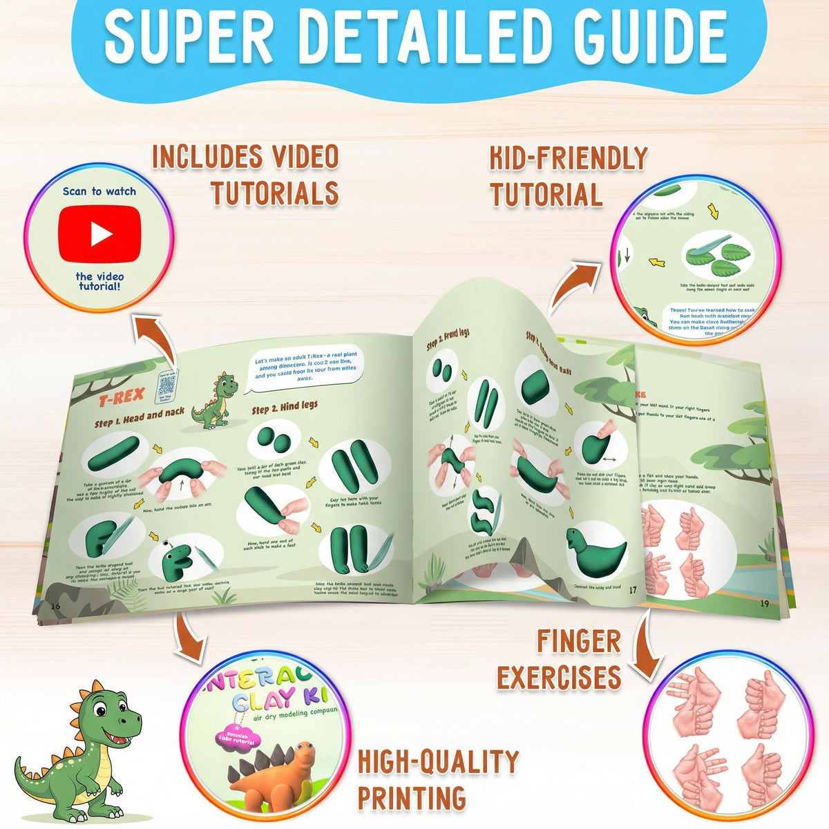 Mr.Klay replay-friendly clay kit supports imaginative play